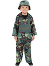 ARMY BOY COSTUME, CHILD - S - Front