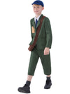 WORLD WAR II EVACUEE BOY COSTUME, CHILD - L - Front