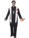 ZOMBIE PRIEST COSTUME, ADULT - Front