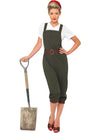 WW2 LAND GIRL COSTUME, ADULT - Front