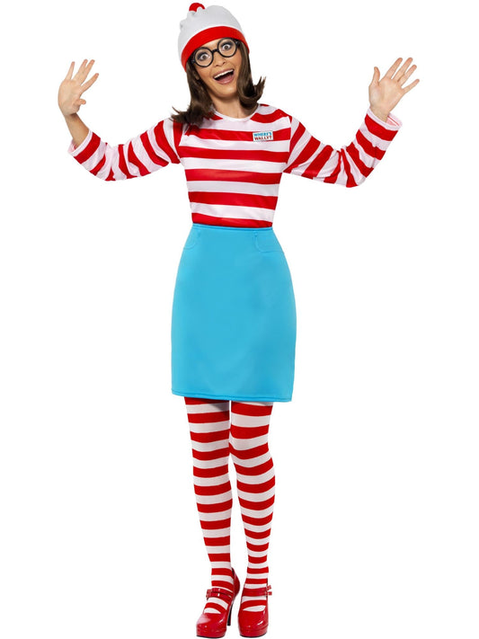 WHERE'S WALLY? WENDA COSTUME, ADULT - Front