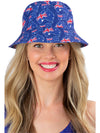 AUSTRALIA FLAG REVERSIBLE BUCKET HAT, ADULT - Front