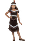 NATIVE AMERICAN INSPIRED GIRL COSTUME WITH FEATHER - S - Front