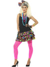 80S PARTY GIRL KIT, ADULT - Front