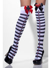 THIGH HIGHS - OPAQUE, BLACK & WHITE - ADULTS - Front