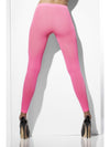 FOOTLESS TIGHTS - NEON PINK, ADULT - Front
