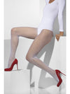 FISHNET TIGHTS, WHITE - ADULT - Front