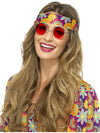HIPPIE SPECS, RED, ADULT - Front