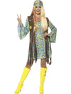 60S HIPPIE CHICK COSTUME, ADULT - Front