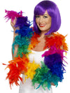 FEATHER BOA, RAINBOW - Front