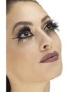 EYELASHES, BLACK WITH WINGS, ADULT - Front