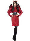 RED DEVIL COSTUME, ADULT - Front