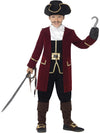 DELUXE PIRATE CAPTAIN COSTUME, KIDS - M - Front