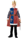 KING ARTHUR MEDIEVAL COSTUME, CHILD - Front