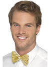 SEQUIN BOW TIE, GOLD - Front