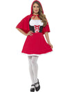 RED RIDING HOOD COSTUME, ADULT - Front