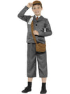 WW2 EVACUEE BOY COSTUME, CHILD - Front
