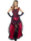 WESTERN BROTHEL BABE COSTUME, ADULT - S - Front