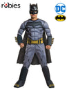 BATMAN DAWN OF JUSTICE DELUXE COSTUME - SIZE 6-8 - Front