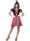CARDED QUEEN COSTUME, ADULT - Front