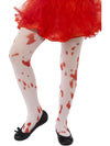 TIGHTS WITH BLOOD STAIN PRINT - SIZE 6-12YRS - Front