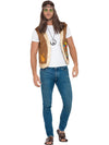HIPPIE UNISEX WAISTCOAT, ADULT - Front