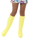 GO-GO BOOT COVERS YELLOW, ADULT - Front