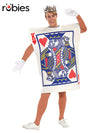 KING OF HEARTS PLAYING CARD COSTUME, ADULT - STD - Front