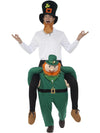 PADDY'S LEPRECHAUN PIGGY BACK COSTUME, ADULT - Front