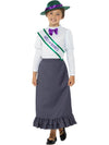 VICTORIAN SUFFRAGETTE COSTUME, CHILD - M - Front