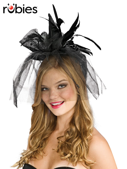 WITCH HAT - BLACK MINI HAT - Front