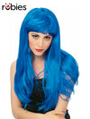 GLAMOUR BLUE WIG - ADULT - Front
