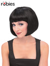 SUPERMODEL BLACK WIG - ADULT - Front