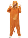 LION DELUXE COSTUME, ADULT - M - Front