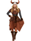 VIKING BARBARIAN QUEEN COSTUME, ADULT - Front