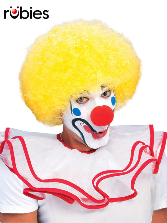 AFRO YELLOW WIG - ADULT - Front