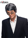 GREY MEN'S WIG - ADULT - Front