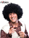 AFRO WIG BLACK - ADULT - Front