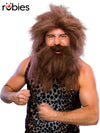 CAVEMAN BEARD AND WIG SET - ADULT - Front