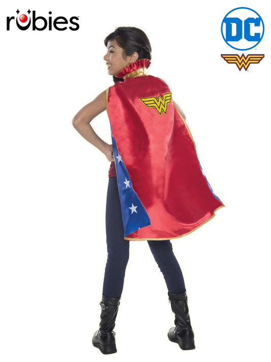 WONDER WOMAN DC CAPE, CHILD - 6 Plus - Front