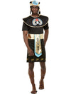 EGYPTIAN KING COSTUME, BLACK - Front