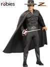ZORRO DELUXE MUSCLE CHEST COSTUME, ADULT - Front