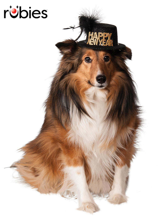 HAPPY NEW YEAR PET HAT - Front