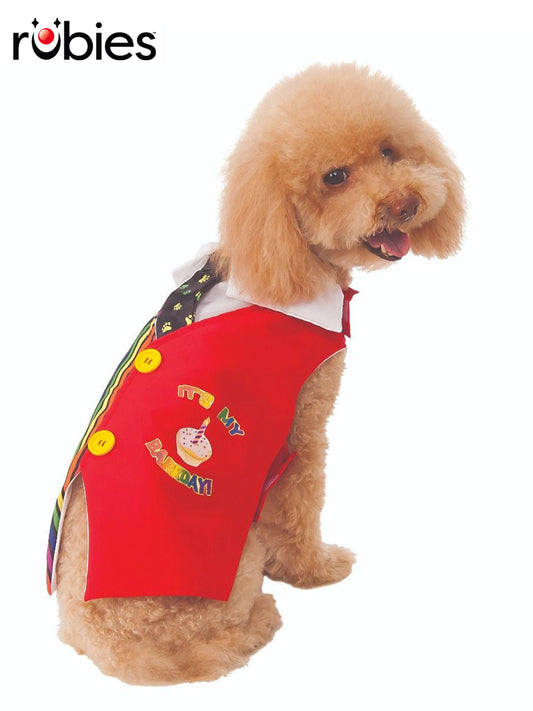 BARKDAY VEST PET COSTUME COSTUME - Front