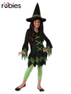 LIME WITCH COSTUME, CHILD - Front