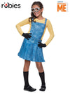 MINION FEMALE COSTUME, CHILD - Front