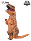 T-REX INFLATABLE COSTUME WITH SOUND, CHILD - ONE SIZE - Front
