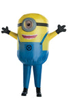 MINION STUART INFLATABLE COSTUME, CHILD - STD - Front