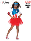 AMERICAN DREAM METALLIC DRESS, CHILD - Front