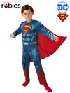 SUPERMAN DELUXE CHILD COSTUME, SIZE 9-10 - Front